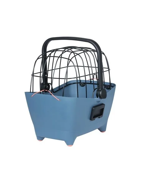 Hondenfietsmand Basil Buddy KF - voorop - 45 x 32 x 22 cm - faded denim