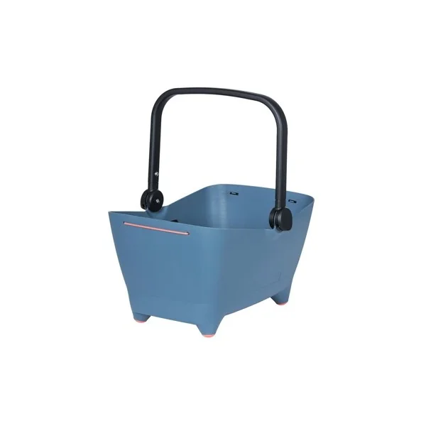 Hondenfietsmand Basil Buddy KF - voorop - 45 x 32 x 22 cm - faded denim