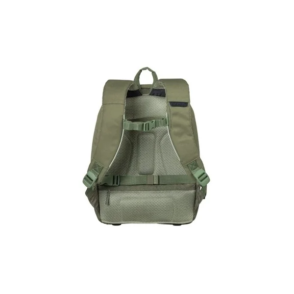 Fietsrugzak voor 13" laptop Basil B-Safe Commuter Nordlicht 13 liter 26 x 13 x 40 cm - olijfgroen