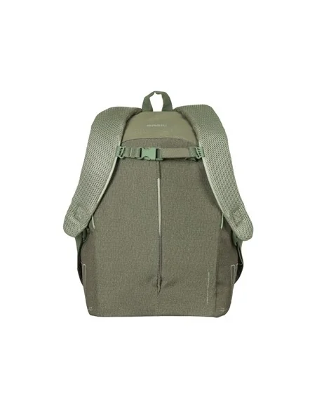 Fietsrugzak voor 13" laptop Basil B-Safe Commuter Nordlicht 13 liter 26 x 13 x 40 cm - olijfgroen