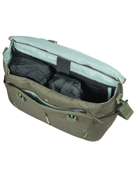 Laptoptas Basil B-Safe Commuter Nordlicht 17 liter 41 x 14 x 32 cm - olijf groen