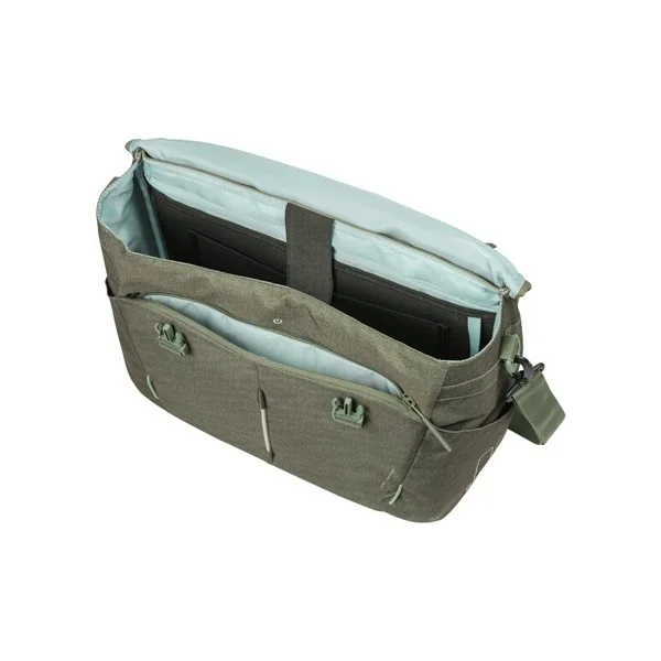 Laptoptas Basil B-Safe Commuter Nordlicht 17 liter 41 x 14 x 32 cm - olijf groen