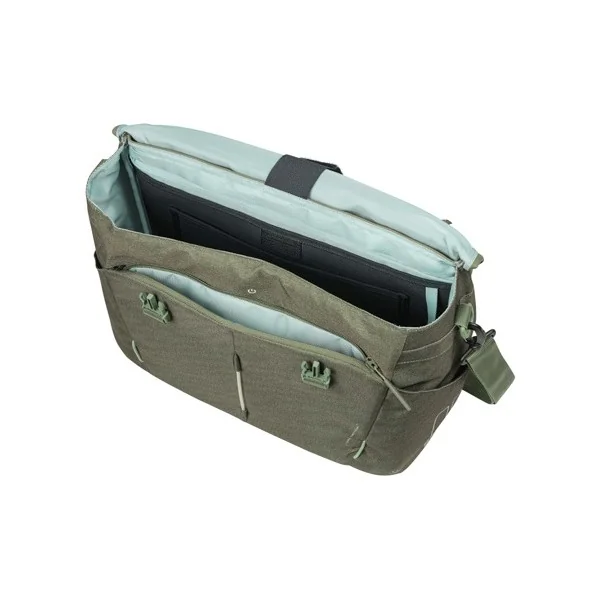 Laptoptas Basil B-Safe Commuter Nordlicht 17 liter 41 x 14 x 32 cm - olijf groen