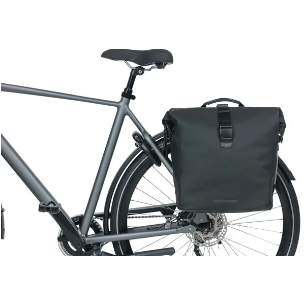 Dubbele fietstas Basil SoHo Nordlicht 41 liter 31 x 13 x 37 cm - zwart