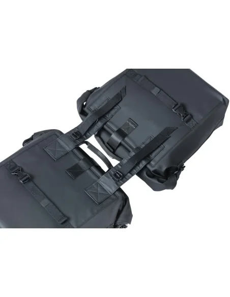 Dubbele fietstas Basil SoHo Nordlicht 41 liter 31 x 13 x 37 cm - zwart