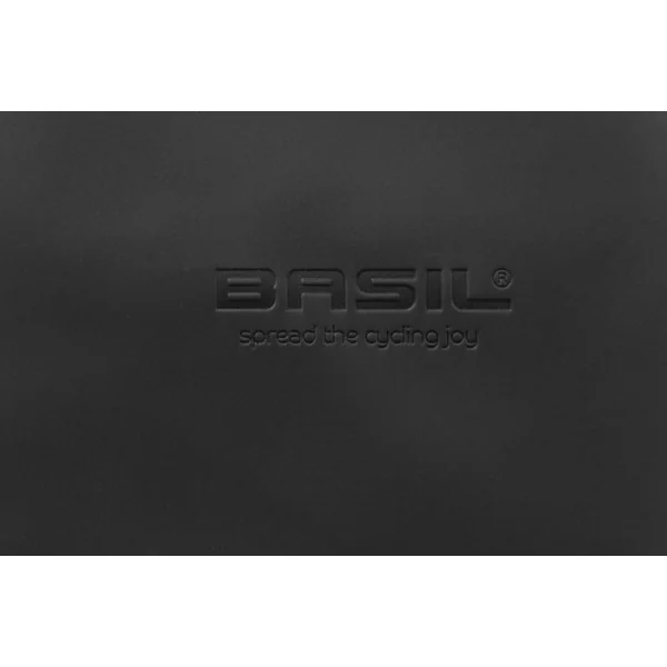 Fietsrugzak Basil SoHo Nordlicht 17 liter 31 x 14 x 37 cm - night zwart