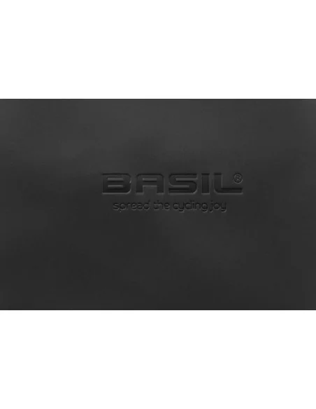 Fietsrugzak Basil SoHo Nordlicht 17 liter 31 x 14 x 37 cm - night zwart
