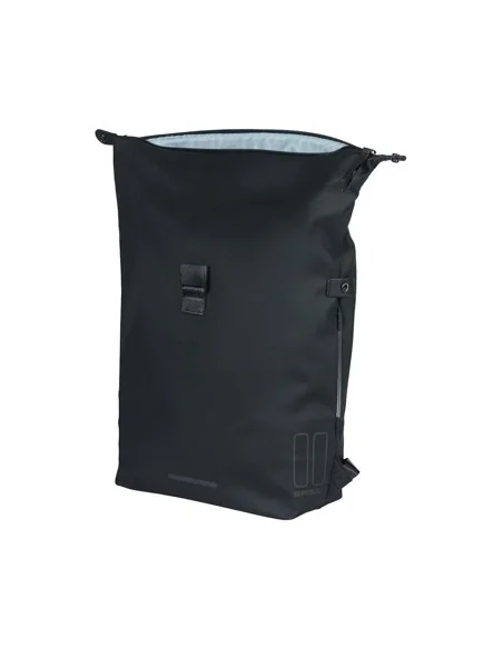 Fietsrugzak Basil SoHo Nordlicht 17 liter 31 x 14 x 37 cm - night zwart