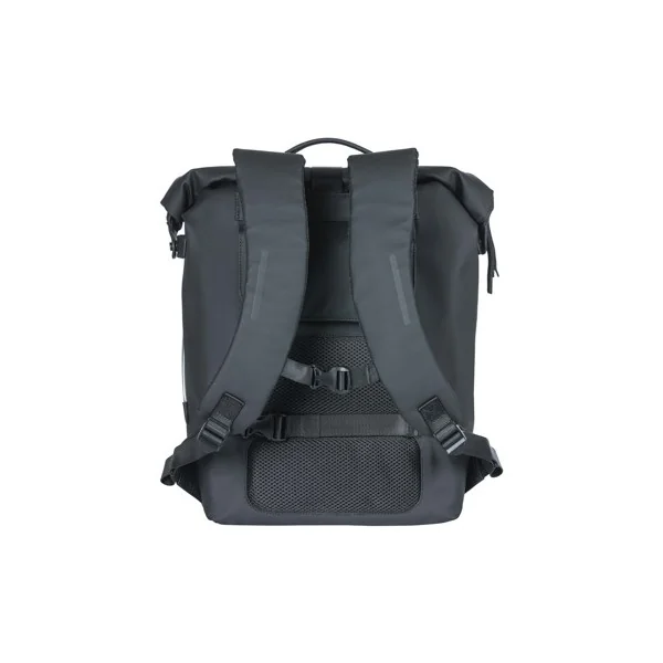 Fietsrugzak Basil SoHo Nordlicht 17 liter 31 x 14 x 37 cm - night zwart