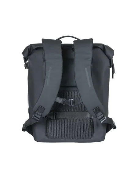 Fietsrugzak Basil SoHo Nordlicht 17 liter 31 x 14 x 37 cm - night zwart