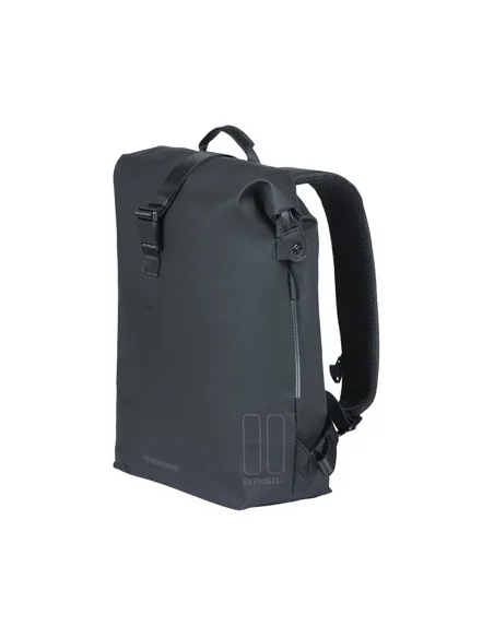 Fietsrugzak Basil SoHo Nordlicht 17 liter 31 x 14 x 37 cm - night zwart