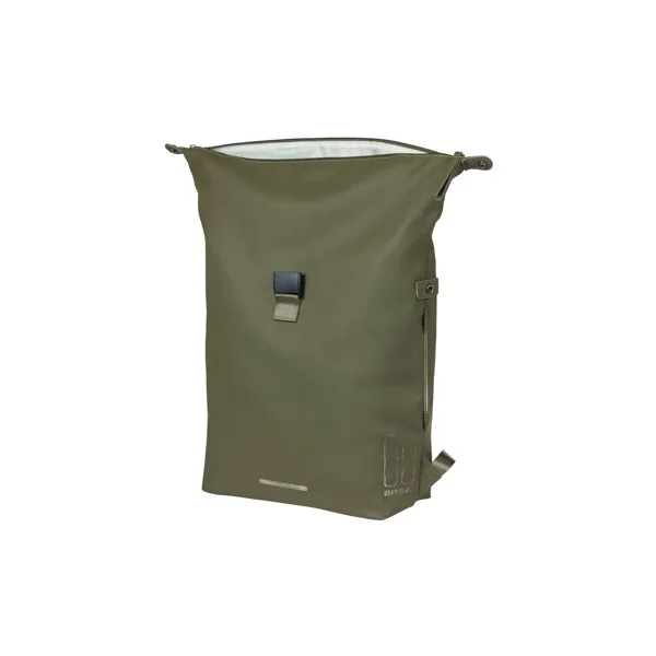 Fietsrugzak Basil SoHo Nordlicht 17 liter 31 x 14 x 37 cm - mosgroen