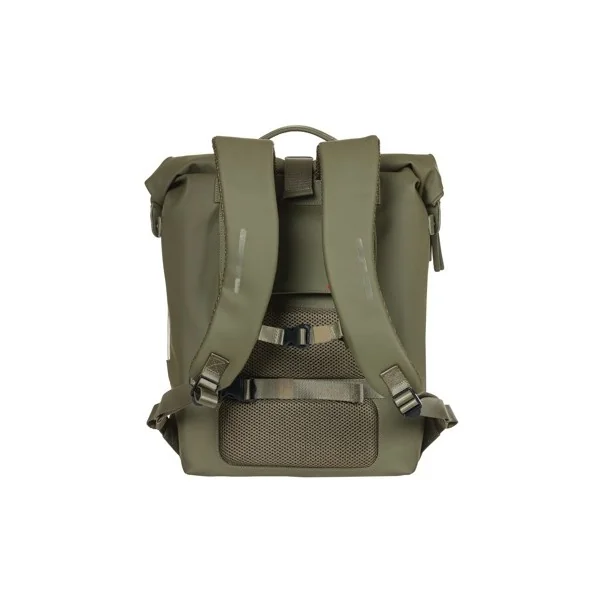 Fietsrugzak Basil SoHo Nordlicht 17 liter 31 x 14 x 37 cm - mosgroen