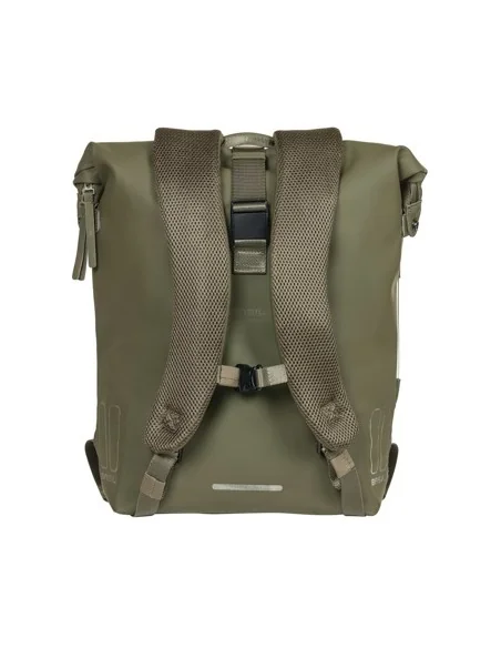 Fietsrugzak Basil SoHo Nordlicht 17 liter 31 x 14 x 37 cm - mosgroen