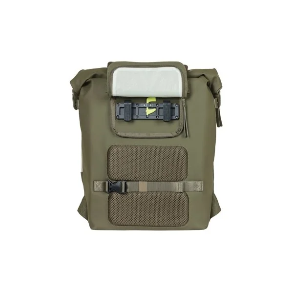 Fietsrugzak Basil SoHo Nordlicht 17 liter 31 x 14 x 37 cm - mosgroen