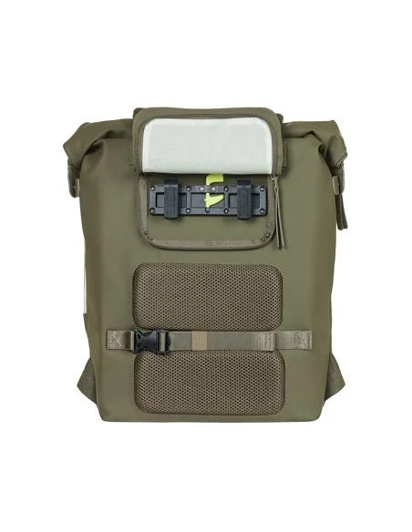 Fietsrugzak Basil SoHo Nordlicht 17 liter 31 x 14 x 37 cm - mosgroen