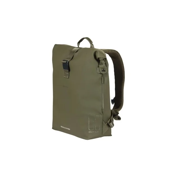 Fietsrugzak Basil SoHo Nordlicht 17 liter 31 x 14 x 37 cm - mosgroen