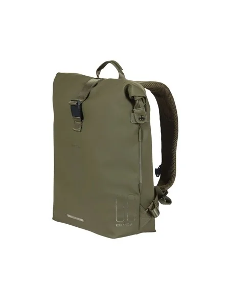 Fietsrugzak Basil SoHo Nordlicht 17 liter 31 x 14 x 37 cm - mosgroen