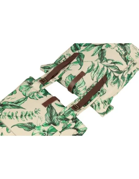 Dubbele fietstas Basil Ever-Green 28 tot 32 liter 28 x 16 x 35 cm - sandshell beige