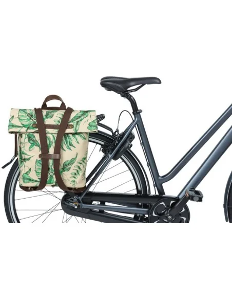 Fietsrugzak Basil Ever Green 14 tot 19 liter 28 x 16 x 35 cm - sandshell beige
