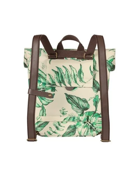 Fietsrugzak Basil Ever Green 14 tot 19 liter 28 x 16 x 35 cm - sandshell beige