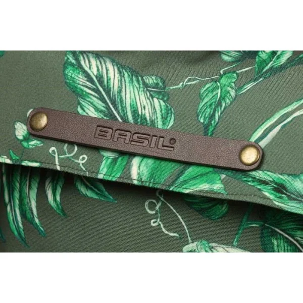 Fietsrugzak Basil Ever Green 14 tot 19 liter 28 x 16 x 35 cm - thyme groen