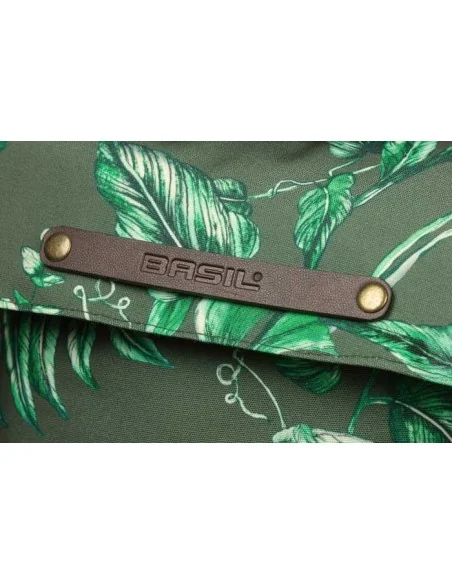 Fietsrugzak Basil Ever Green 14 tot 19 liter 28 x 16 x 35 cm - thyme groen