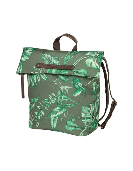 Fietsrugzak Basil Ever Green 14 tot 19 liter 28 x 16 x 35 cm - thyme groen