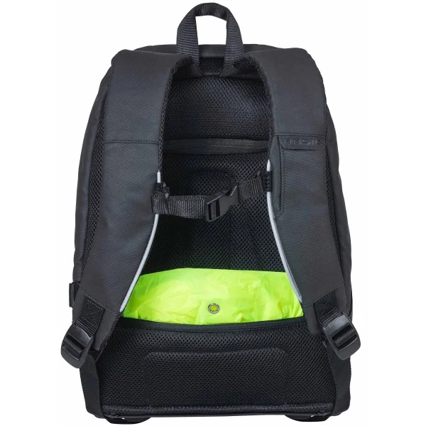 Fietsrugzak voor 13 inch laptop Basil B-Safe Commuter 13 liter 26 x 13 x 40 cm - zwart