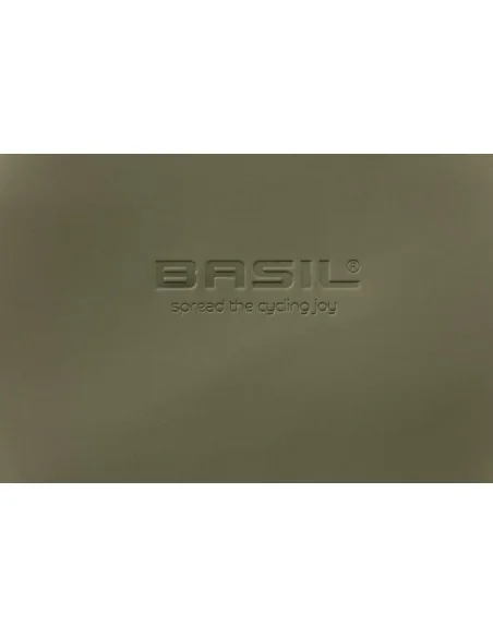 Dubbele fietstas Basil SoHo Nordlicht MIK 41 liter 31 x 13 x 37 cm - mosgroen