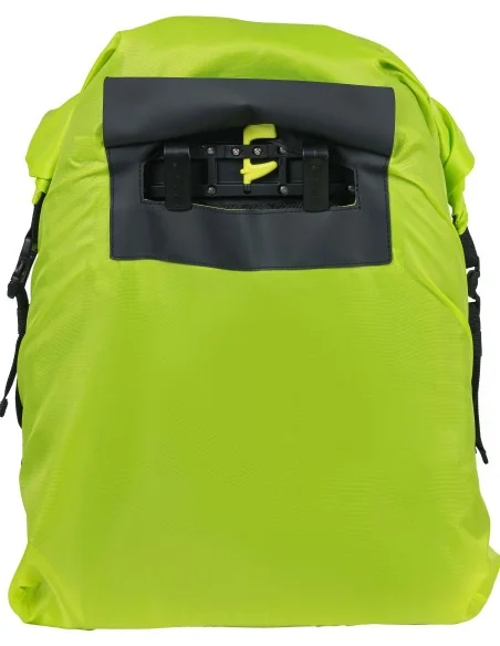 Regenhoes Basil "Keep Dry and Clean" - verticaal - neon geel