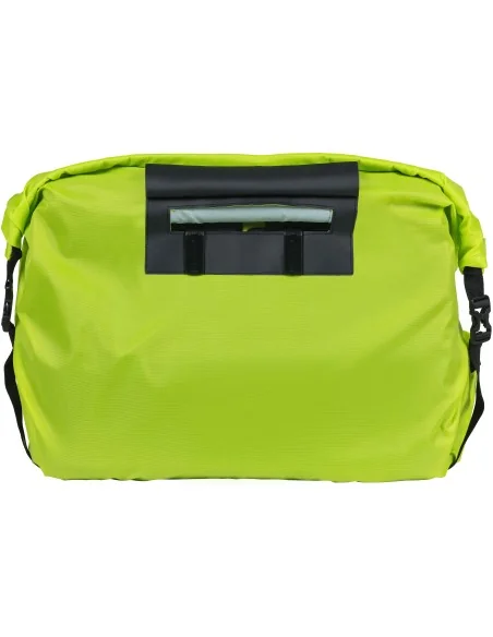 Regenhoes Basil "Keep Dry and Clean" - horizontaal - neon geel