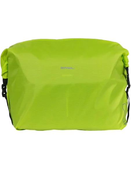 Regenhoes Basil "Keep Dry and Clean" - horizontaal - neon geel