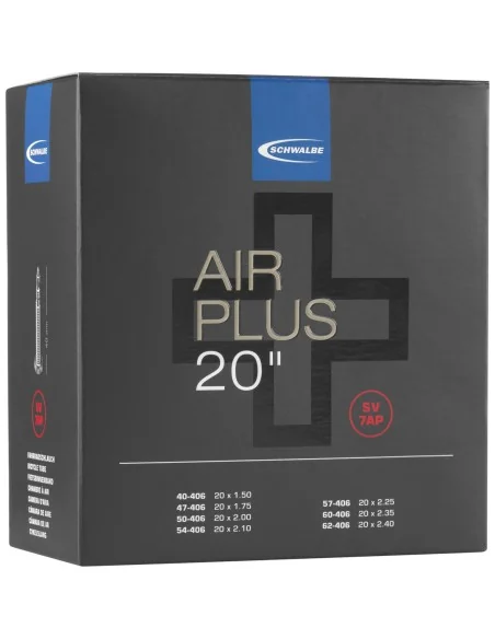 Binnenband Schwalbe Air Plus AV7AP 20" / 40/62-406 - 40mm ventiel