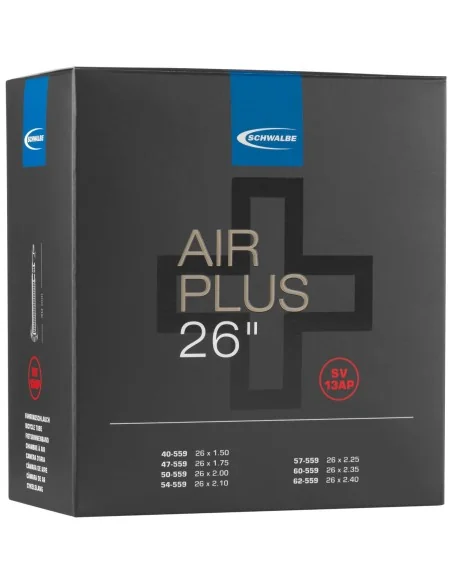 Binnenband Schwalbe AV13AP Air Plus 26" / 40/62-559 - 40mm ventiel