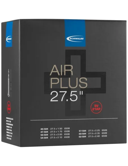 Binnenband Schwalbe SV21AP Air Plus 27.5" / 40/62-584 - 40mm ventiel