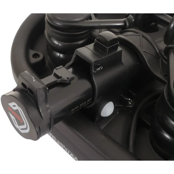 Fietszadel Wittkop Kelvin Accu met zadelstrop - zwart