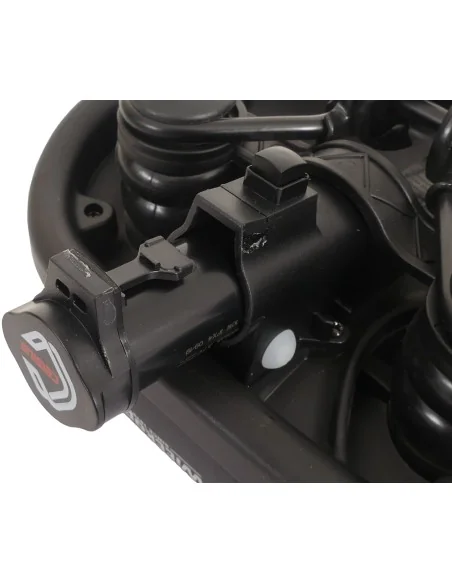 Fietszadel Wittkop Kelvin Accu met zadelstrop - zwart