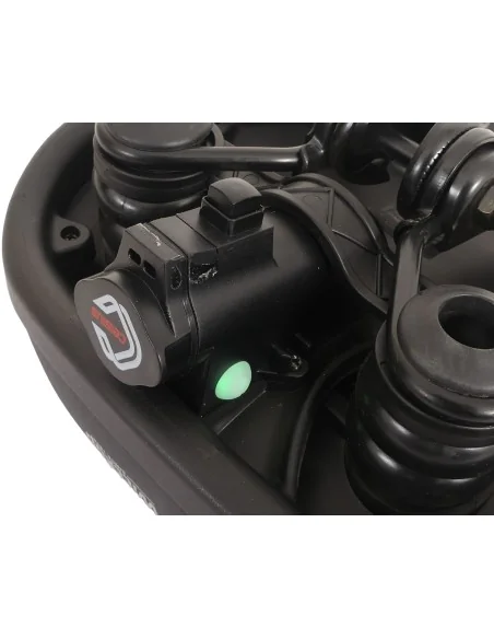 Fietszadel Wittkop Kelvin Accu met zadelstrop - zwart