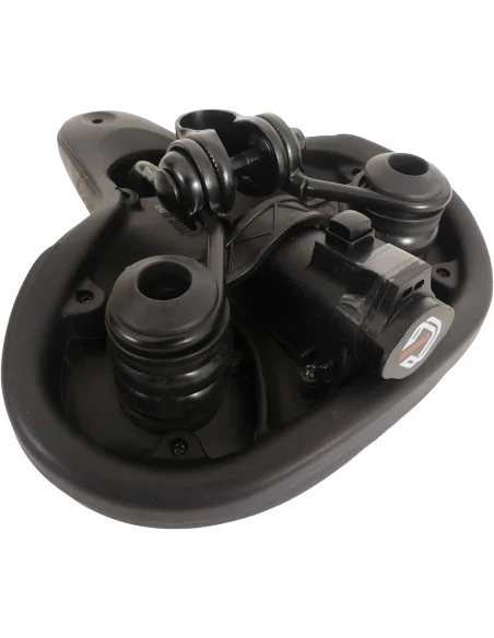 Fietszadel Wittkop Kelvin Accu met zadelstrop - zwart