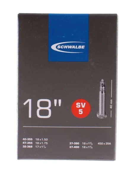 Binnenband Schwalbe SV5 18" / 32/47-355/400 - 40mm ventiel