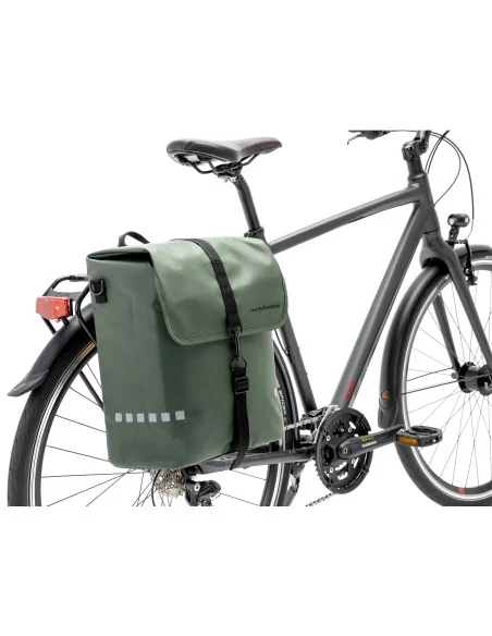 Fietstas New Looxs Odense 17,5 liter 32 x 16 x 38 cm - groen