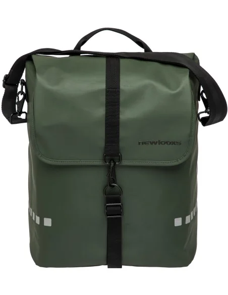 Fietstas New Looxs Odense 17,5 liter 32 x 16 x 38 cm - groen