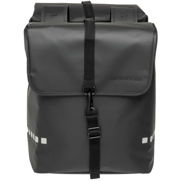 Dubbele fietstas New Looxs Odense 39 liter 34 x 16 x 38 cm (x2) - zwart