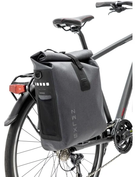 Fietstas New Looxs Varo Single 20 liter 28 x 43 x 17 cm - grijs