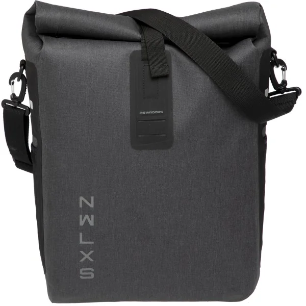 Fietstas New Looxs Varo Single 20 liter 28 x 43 x 17 cm - grijs