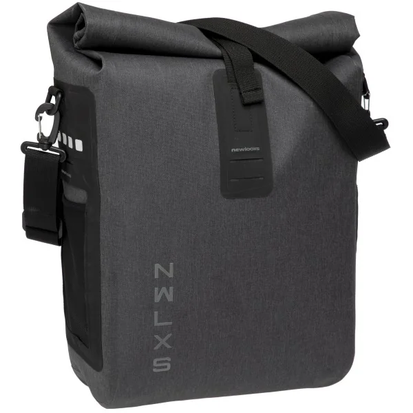 Fietstas New Looxs Varo Single 20 liter 28 x 43 x 17 cm - grijs