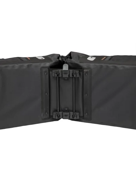 Dubbele fietstas New Looxs Varo Racktime waterdicht 40 liter 28 x 43 x 17 cm (x2) - zwart