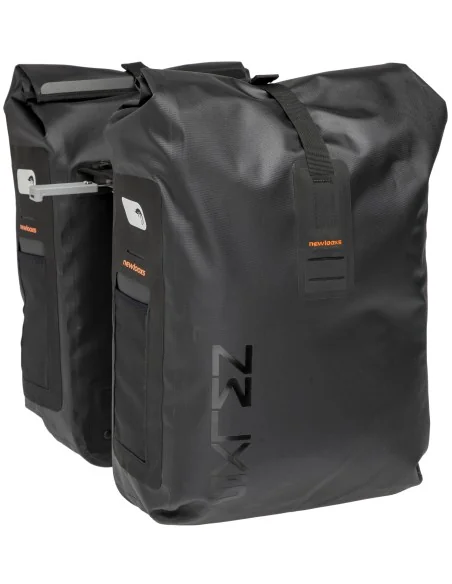 Dubbele fietstas New Looxs Varo Double MIK 40 liter 28 x 43 x 17 cm (x2) - zwart