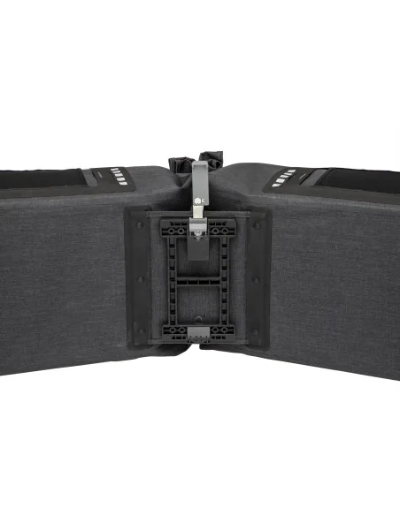 Dubbele fietstas New Looxs Varo Double MIK 40 liter 28 x 43 x 17 cm (x2) - grijs